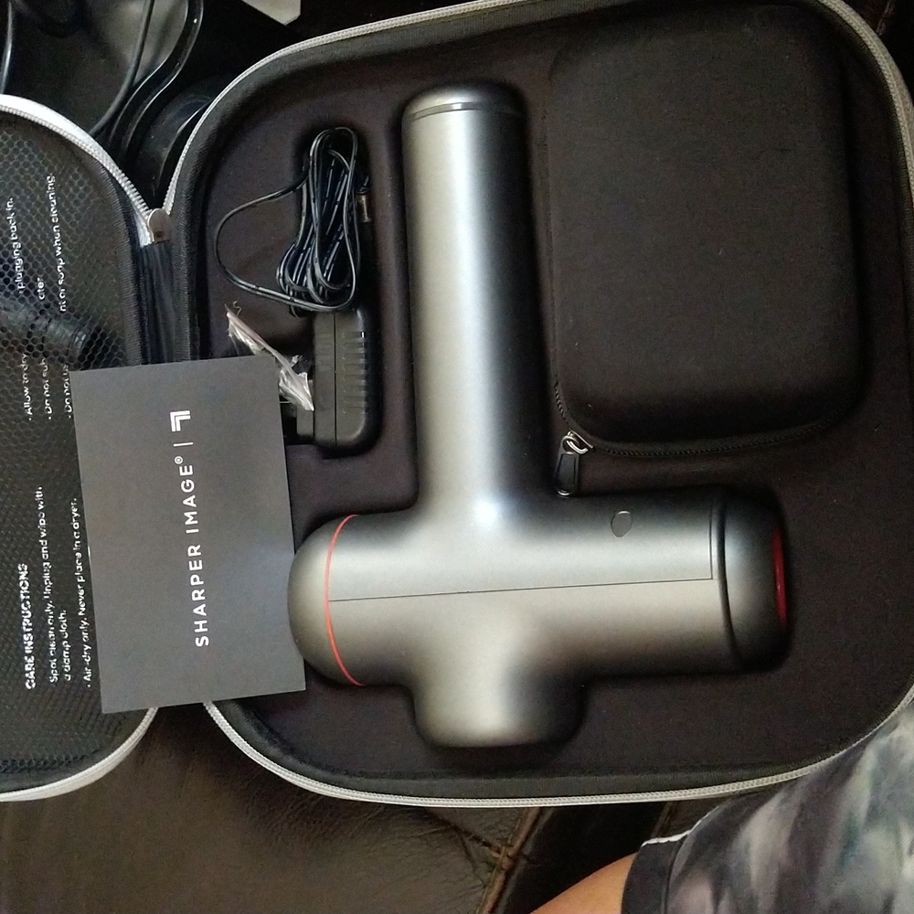 Sharper image deep tissue massager pro